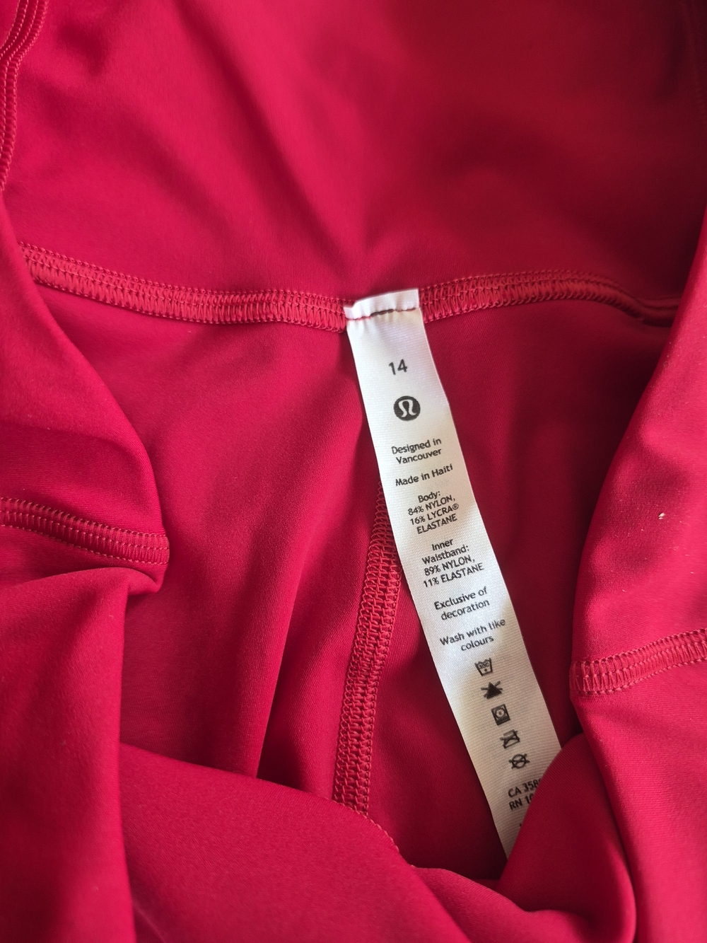Brand new lululemon, yoga pants.
 Size fourteen with tag - Picture 2 of 3
